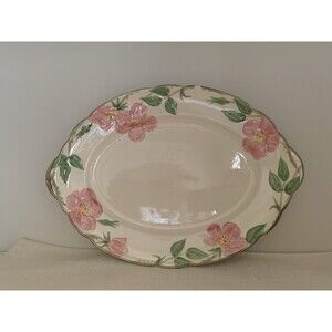 Franciscan Desert Rose Oval Serving Platter 10 x 14 USA Vintage